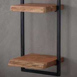 Wohnen Regale<30x100x25 Industry Wandregal mit drei Böden - Ambo