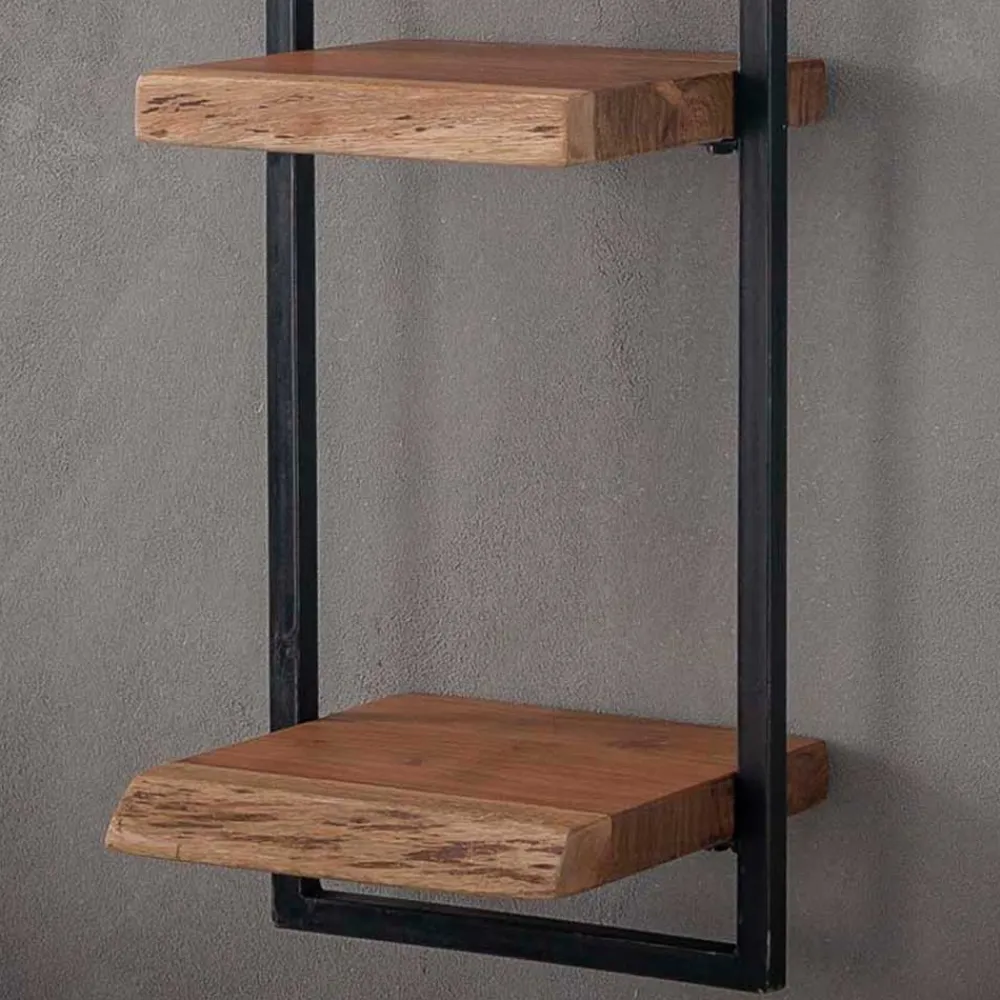 Wohnen Regale<30x100x25 Industry Wandregal mit drei Böden - Ambo