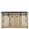 Wohnen Sideboards<161x93x64 Küche Anrichte in Holz verwittert - Garisa