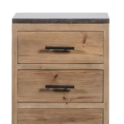 Wohnen Kommoden<50x90x59 Küche Unterschrank mit drei Schubladen - Macsena