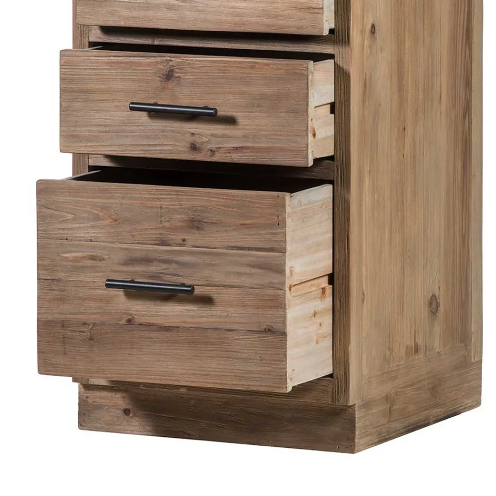 Wohnen Kommoden<50x90x59 Küche Unterschrank mit drei Schubladen - Macsena