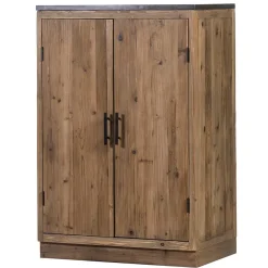 Wohnen Schränke<81x120x59 Küchenschrank mit Steinplatte - Macsena