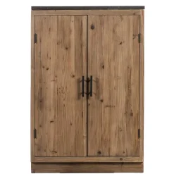 Wohnen Schränke<81x120x59 Küchenschrank mit Steinplatte - Macsena