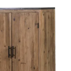 Wohnen Schränke<81x120x59 Küchenschrank mit Steinplatte - Macsena