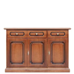 Wohnen Sideboards<122x82x40 Klassische Kommode in Nussbaum - Kimms