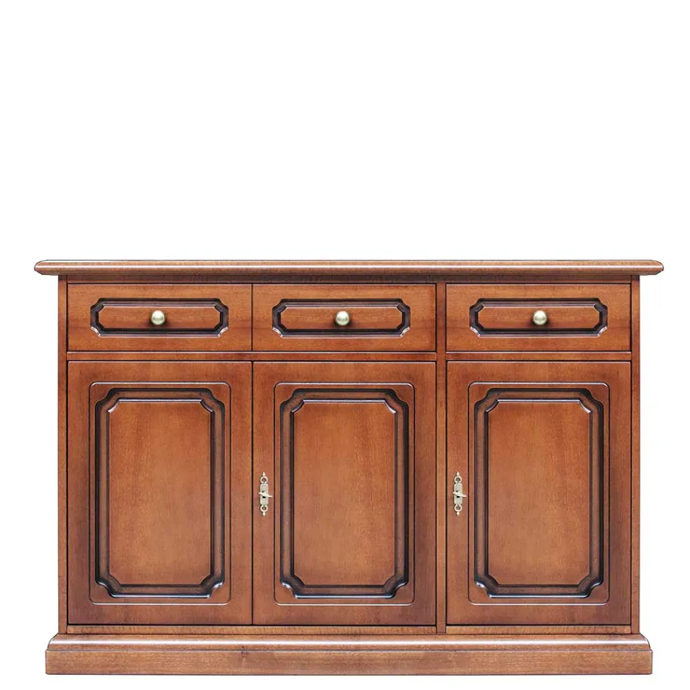 Wohnen Sideboards<122x82x40 Klassische Kommode in Nussbaum - Kimms