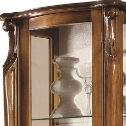 Wohnen Vitrinen|Schränke<61x183x39 Klassische Vitrine im Italienischen Stil - Carlenna