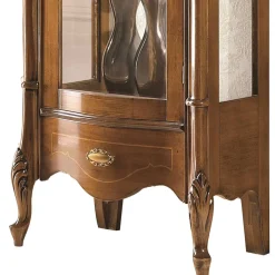 Wohnen Vitrinen|Schränke<61x183x39 Klassische Vitrine im Italienischen Stil - Carlenna
