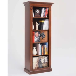 Wohnen Vitrinen<74x184x42 Klassisches Regal mit 5 Fächern - Sienna