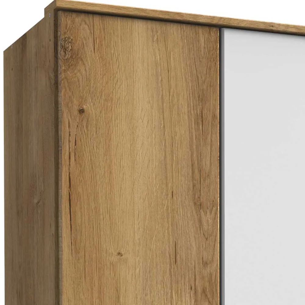 Wohnen Kleiderschränke<179x199x58 Kleiderschrank 4 Türen & 3 Schubladen - Curacao