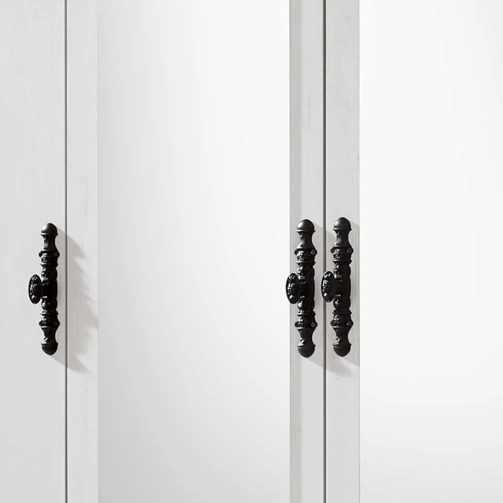 Wohnen Kleiderschränke|Schränke<215x201x60 Kleiderschrank Country Style - Nedita