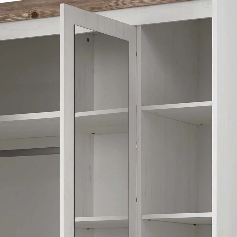 Wohnen Kleiderschränke|Schränke<215x201x60 Kleiderschrank Country Style - Nedita