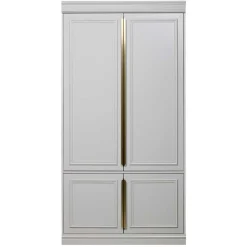 Wohnen Kleiderschränke|Schränke<110x215x62 Kleiderschrank in Hellgrau - Emra
