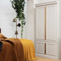 Wohnen Kleiderschränke|Schränke<110x215x62 Kleiderschrank in Hellgrau - Emra