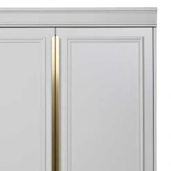 Wohnen Kleiderschränke|Schränke<110x215x62 Kleiderschrank in Hellgrau - Emra