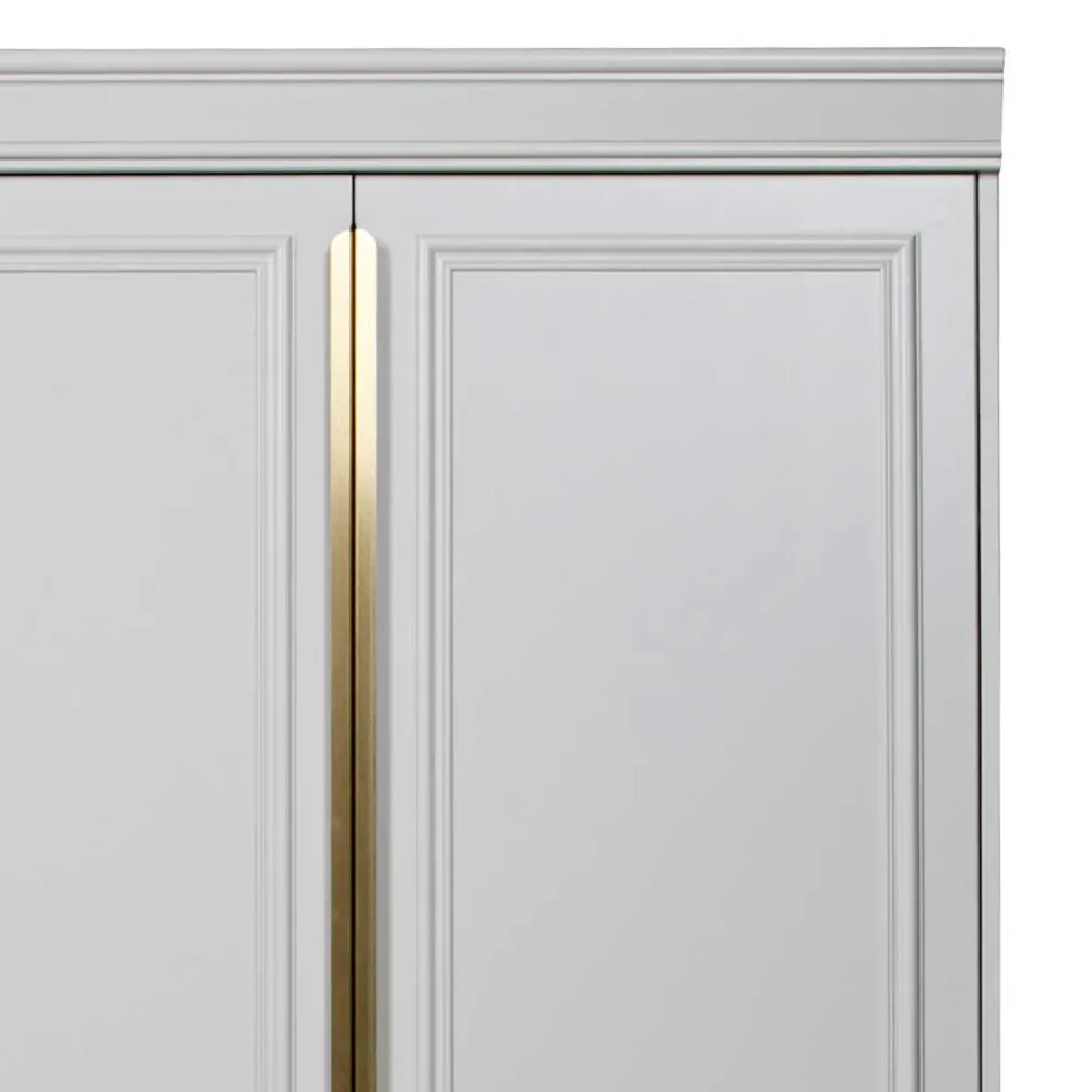 Wohnen Kleiderschränke|Schränke<110x215x62 Kleiderschrank in Hellgrau - Emra