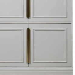 Wohnen Kleiderschränke|Schränke<110x215x62 Kleiderschrank in Hellgrau - Emra