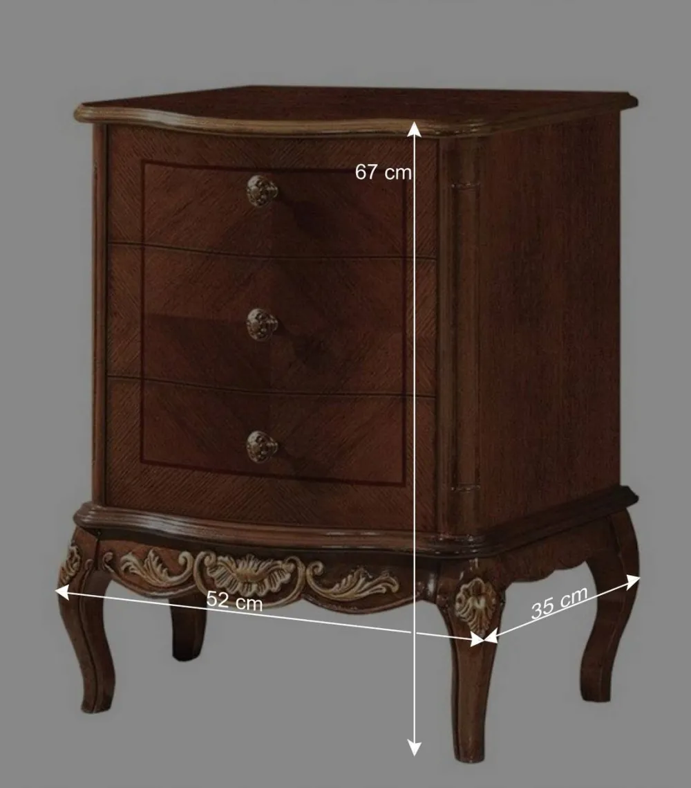 Wohnen Kommoden<52x67x35 Kleine Kommode in italienischem Design - Aciara