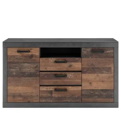Wohnen Sideboards<153x87x43 Kombi Sideboard mit Sockel - Timuras