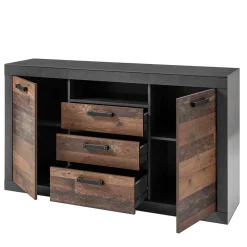 Wohnen Sideboards<153x87x43 Kombi Sideboard mit Sockel - Timuras