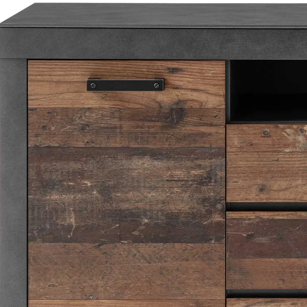 Wohnen Sideboards<153x87x43 Kombi Sideboard mit Sockel - Timuras