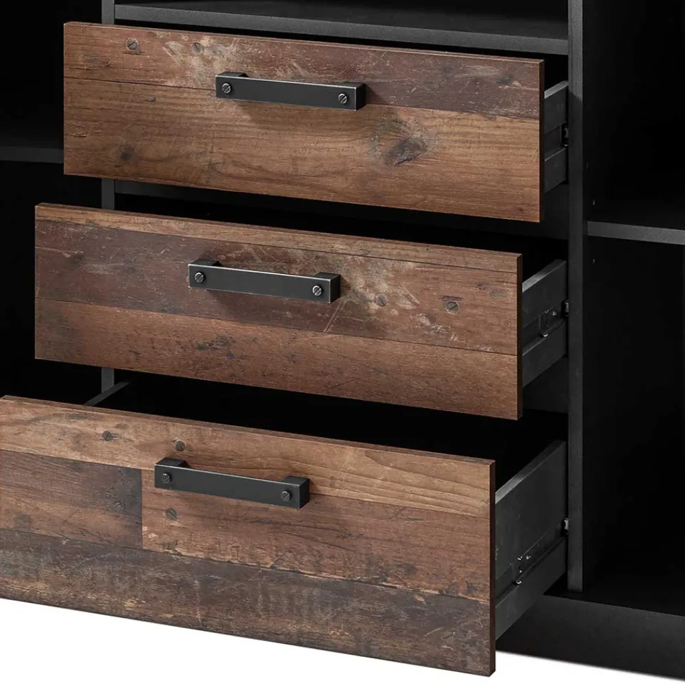 Wohnen Sideboards<153x87x43 Kombi Sideboard mit Sockel - Timuras
