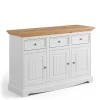 Wohnen Sideboards<130x85x45 Kombi-Kommode im Modern Country Style - Vitablo