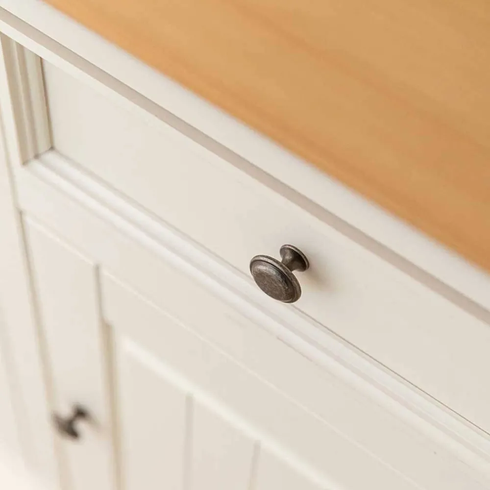 Wohnen Sideboards<130x85x45 Kombi-Kommode im Modern Country Style - Vitablo