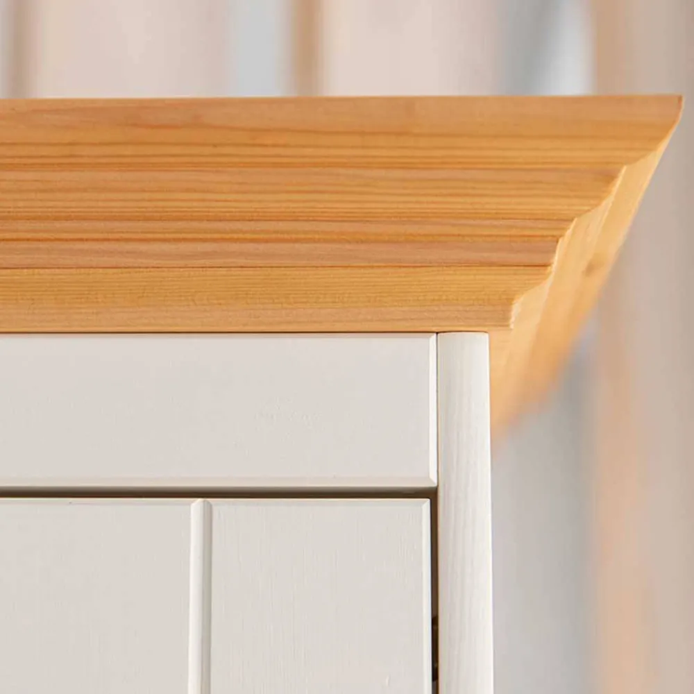 Wohnen Sideboards<130x85x45 Kombi-Kommode im Modern Country Style - Vitablo