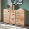 Wohnen Sideboards<134x86x42 Kombi-Kommode teilmassiv - Latenda