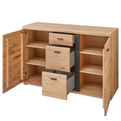 Wohnen Sideboards<134x86x42 Kombi-Kommode teilmassiv - Latenda