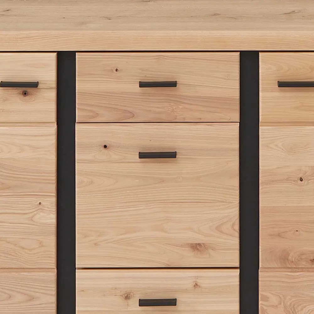 Wohnen Sideboards<134x86x42 Kombi-Kommode teilmassiv - Latenda
