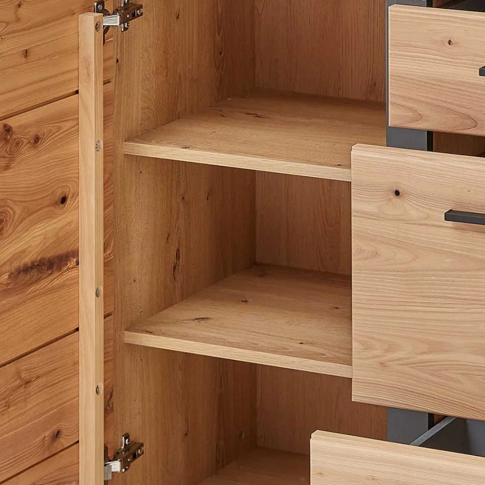 Wohnen Sideboards<134x86x42 Kombi-Kommode teilmassiv - Latenda