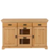 Wohnen Sideboards<145x84x40 Kommode aus Holz mit Glas - Arendu