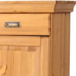 Wohnen Sideboards<145x84x40 Kommode aus Holz mit Glas - Arendu