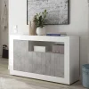 Wohnen Sideboards<138x86x43 Kommode in Dekor Beton - Niris