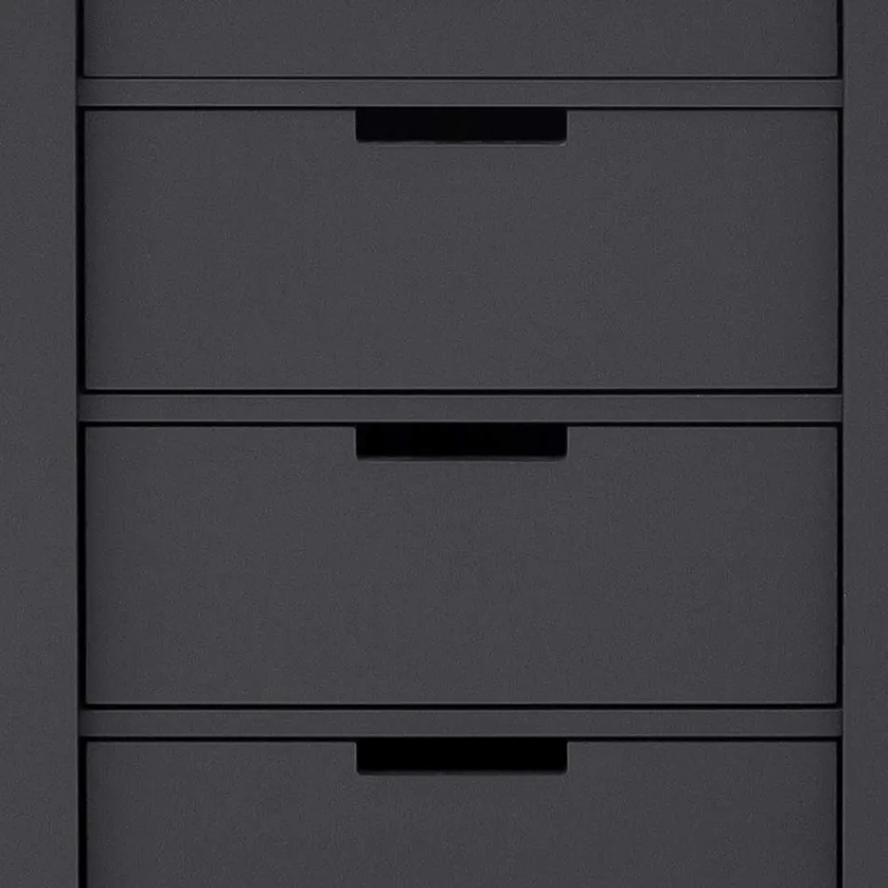 Wohnen Sideboards<137x92x40 Kommode in Grau & Weiß - Vadids