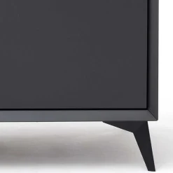 Wohnen Sideboards<137x92x40 Kommode in Grau & Weiß - Vadids