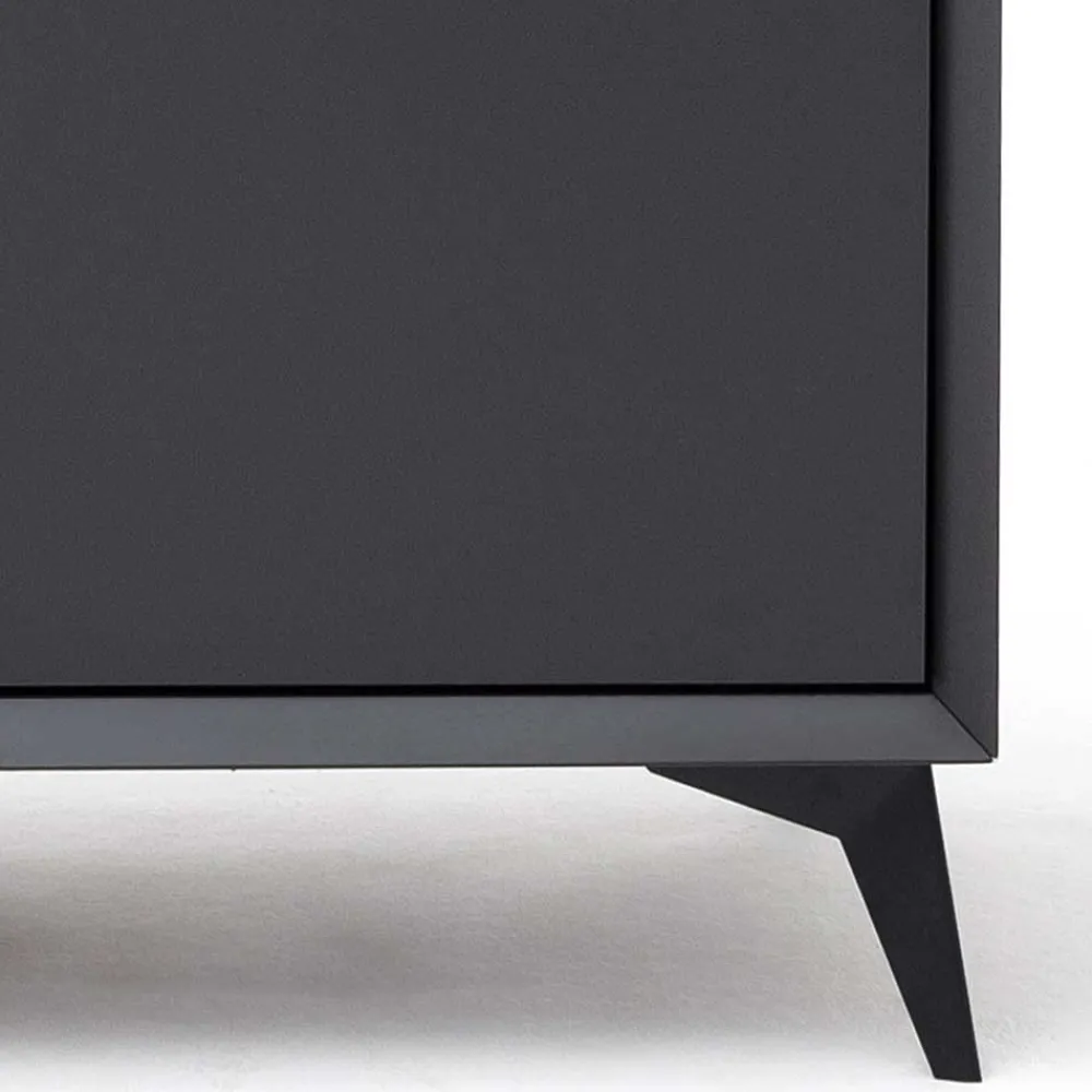 Wohnen Sideboards<137x92x40 Kommode in Grau & Weiß - Vadids