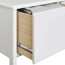 Wohnen Tv & Hifi-Möbel|Lowboards<98x48x34 Kommode in Weiß aus Kiefer - Oranias
