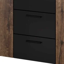 Wohnen Sideboards<132x93x38 Kommode in Wildeiche dunkel - Ulpro