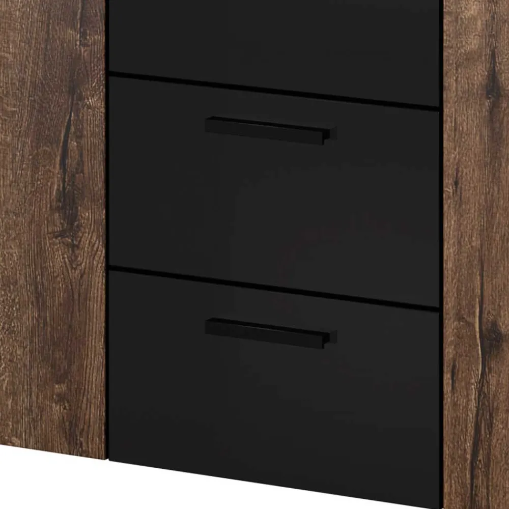 Wohnen Sideboards<132x93x38 Kommode in Wildeiche dunkel - Ulpro