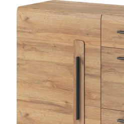Wohnen Sideboards<120x86x39 Kommode mit drei Schubladen & Tür - Aberdeen