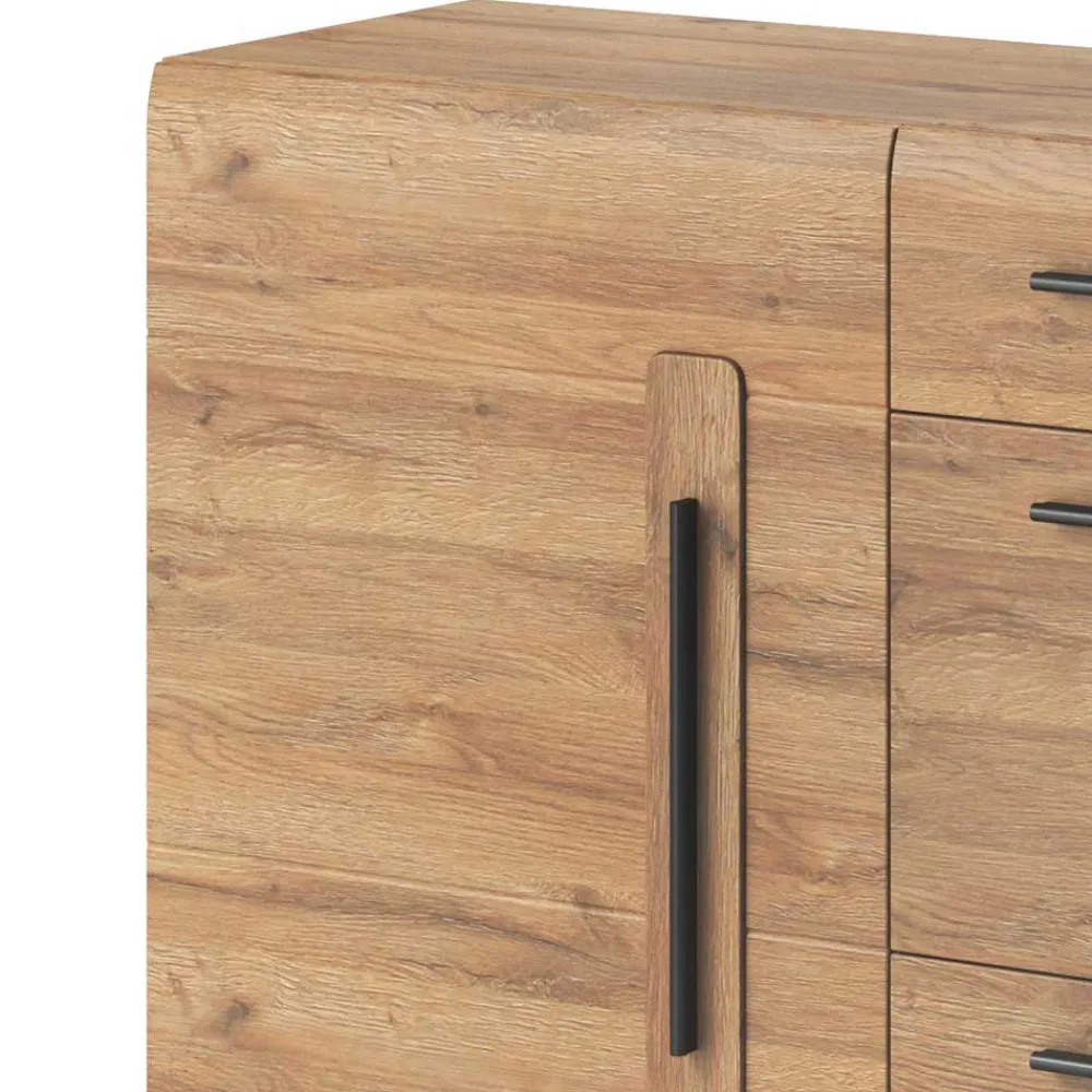 Wohnen Sideboards<120x86x39 Kommode mit drei Schubladen & Tür - Aberdeen