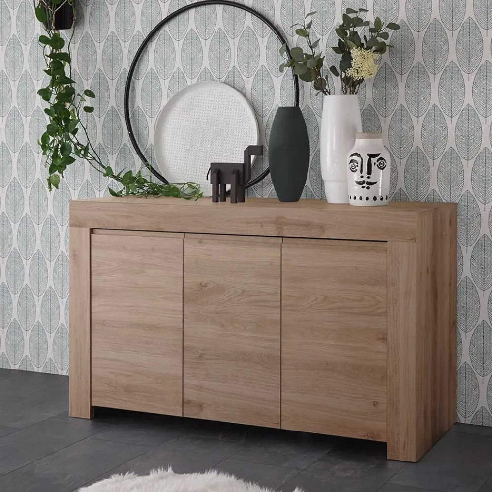 Wohnen Sideboards<138x81x42 Kommode mit drei Türen - Karika