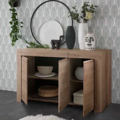 Wohnen Sideboards<138x81x42 Kommode mit drei Türen - Karika