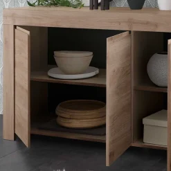 Wohnen Sideboards<138x81x42 Kommode mit drei Türen - Karika
