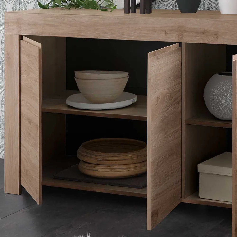 Wohnen Sideboards<138x81x42 Kommode mit drei Türen - Karika