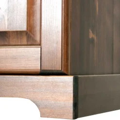 Wohnen Sideboards<145x84x40 Kommode mit Glas im Kolonialstil - Jurcavs