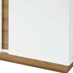 Wohnen Sideboards<138x91x40 Kommode mit Glas 3-türig - Myrda